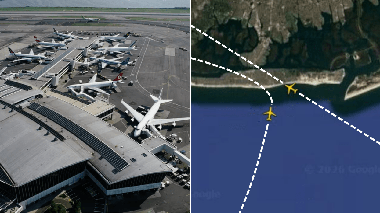 Two jumbo jets forced to abort landing after terrifying near-miss at New York's JFK Airport
