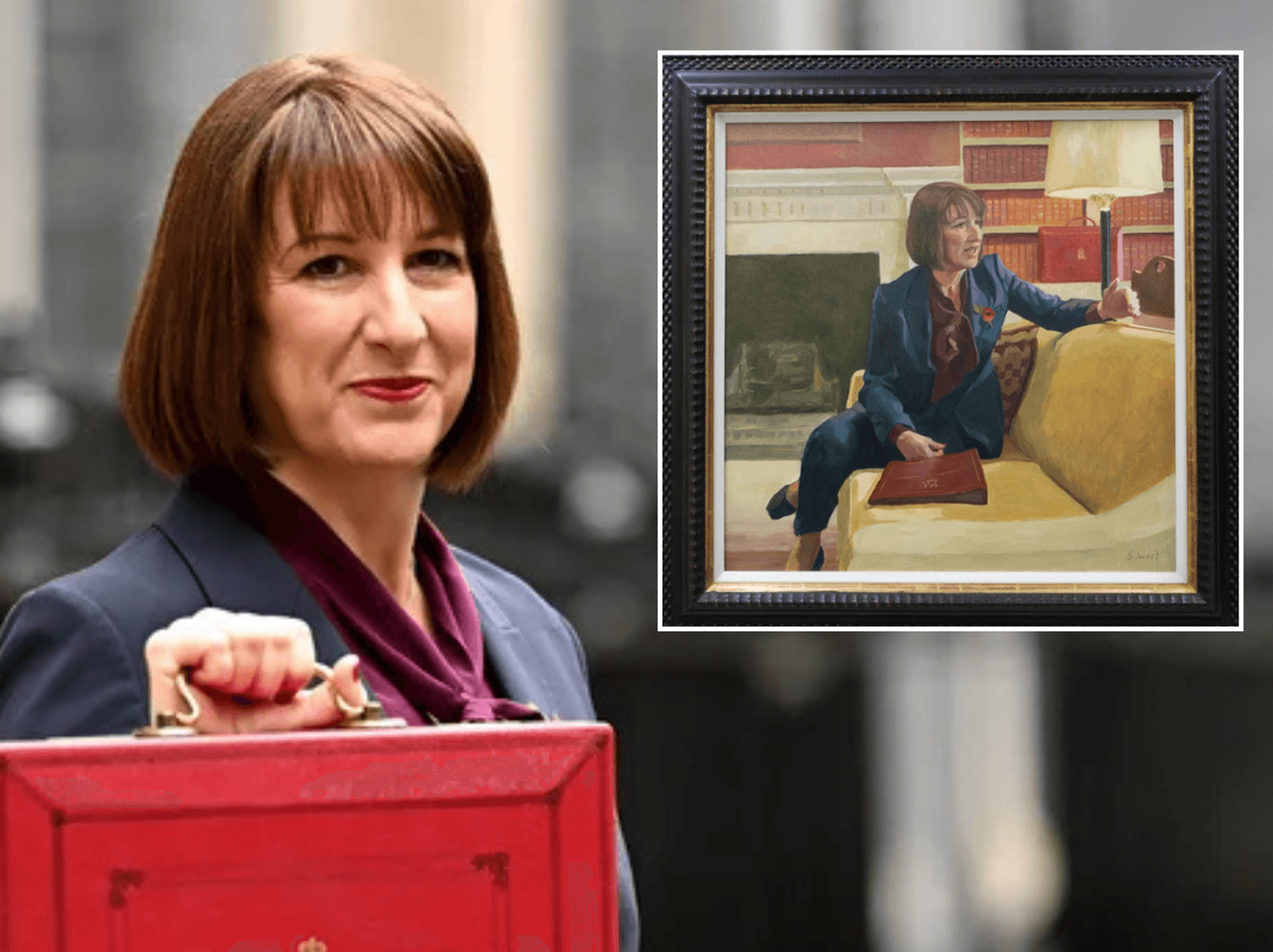 Taxpayers fund £3,000 portrait of Rachel Reeves as Labour accused of 'total lack of self-awareness'