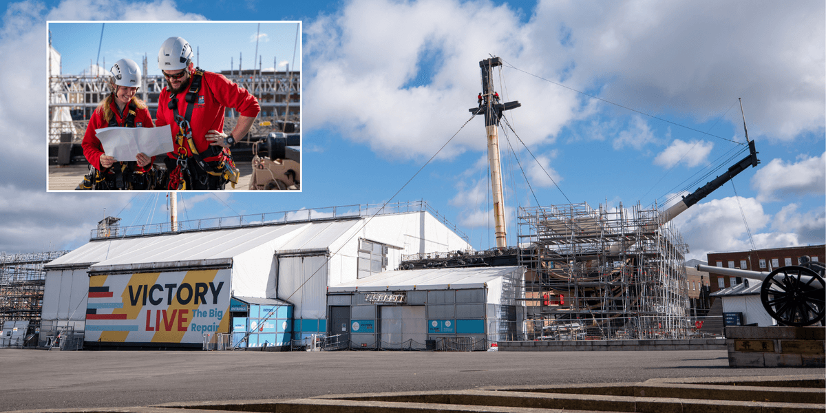 Lord Nelson’s flagship HMS Victory to have masts removed as £42millon repair reaches major milestone Lord Nelson’s flagship HMS Victory to have masts removed as £42millon repair reaches major milestone