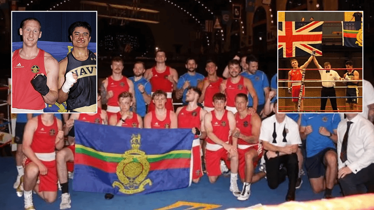 Royal Marines trounce US Navy 11-1 in 'special relationship' boxing blowout