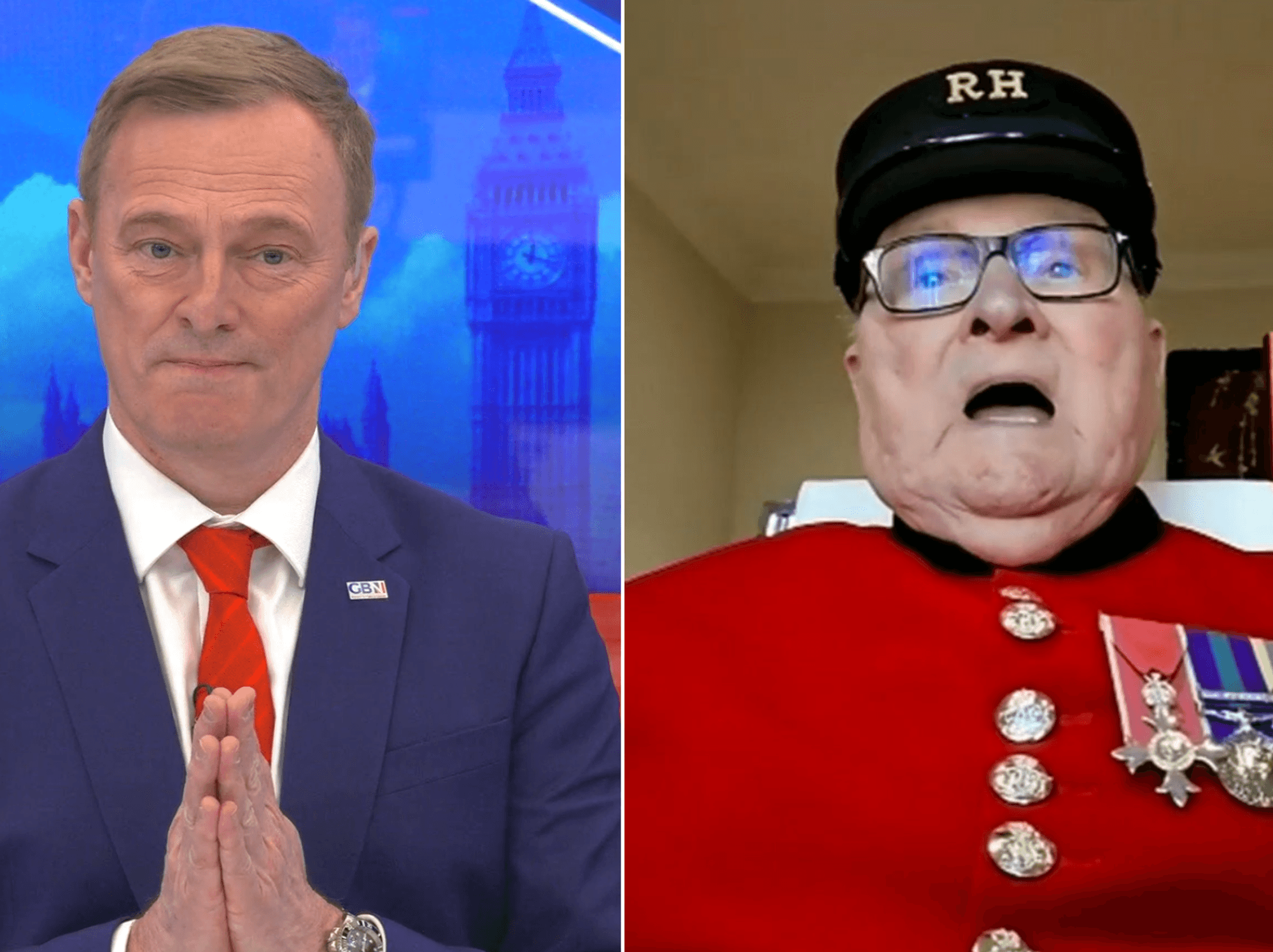 ‘I’ve got tears in my eyes!’ Martin Daubney becomes emotional as 96-year-old veteran Colin Thacke...