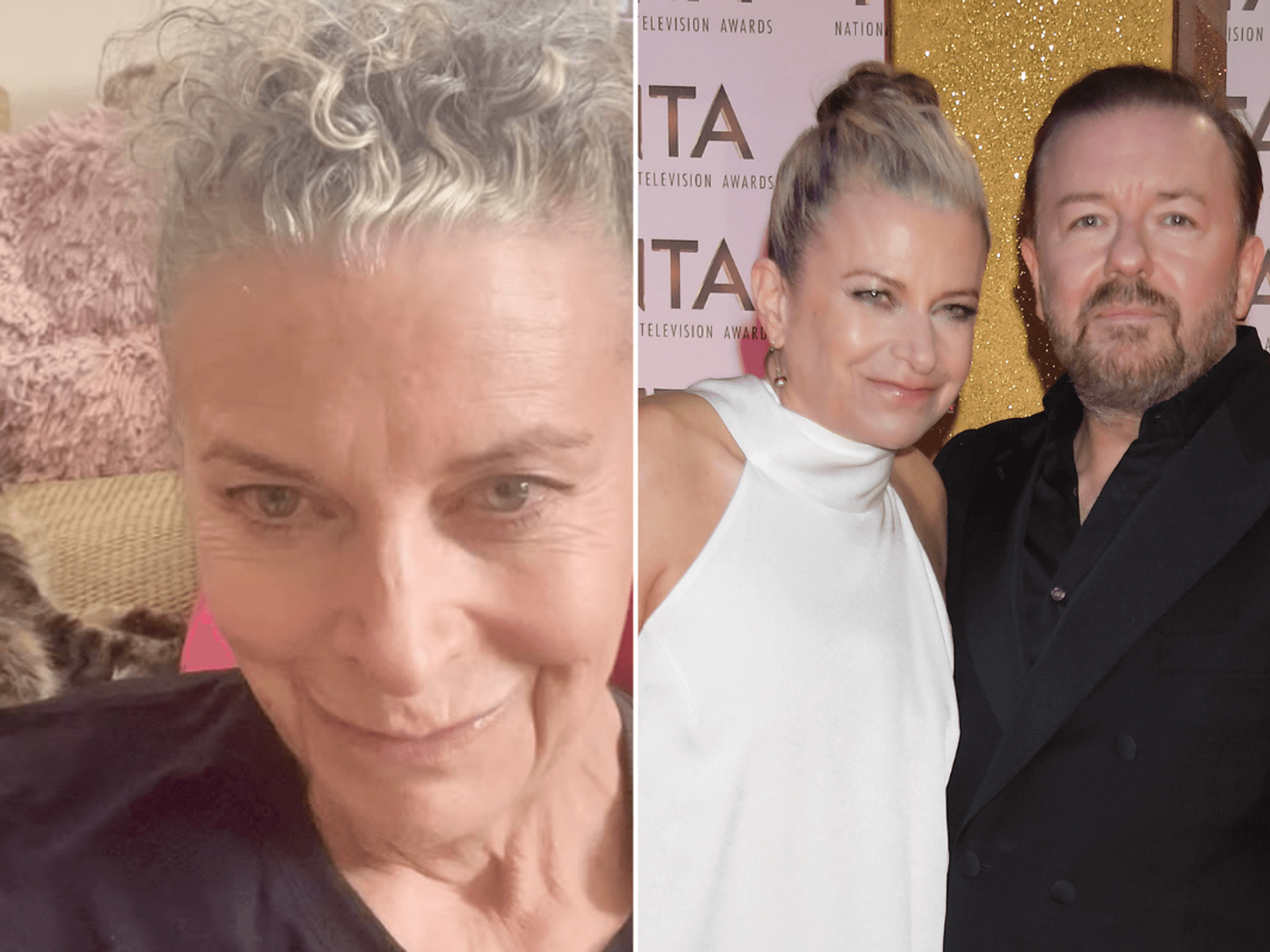Ricky Gervais' partner Jane Fallon showered with support after mixed cancer update: 'I’m nervous!'