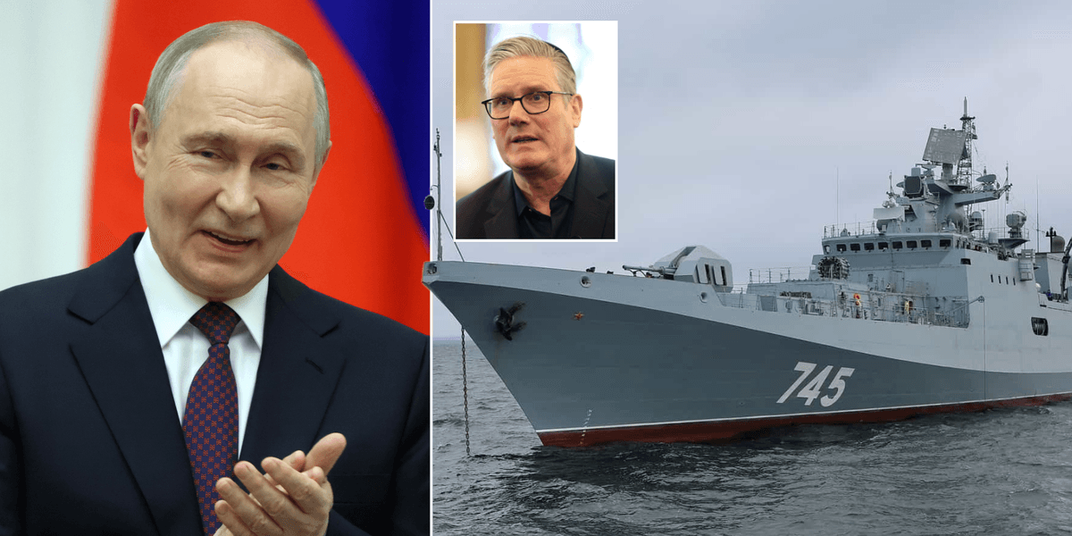 Vladimir Putin sends warship packed full of weapons sailing through Channel in open defiance of Keir Starmer Vladimir Putin sends warship packed full of weapons sailing through Channel in open defiance of Keir Starmer