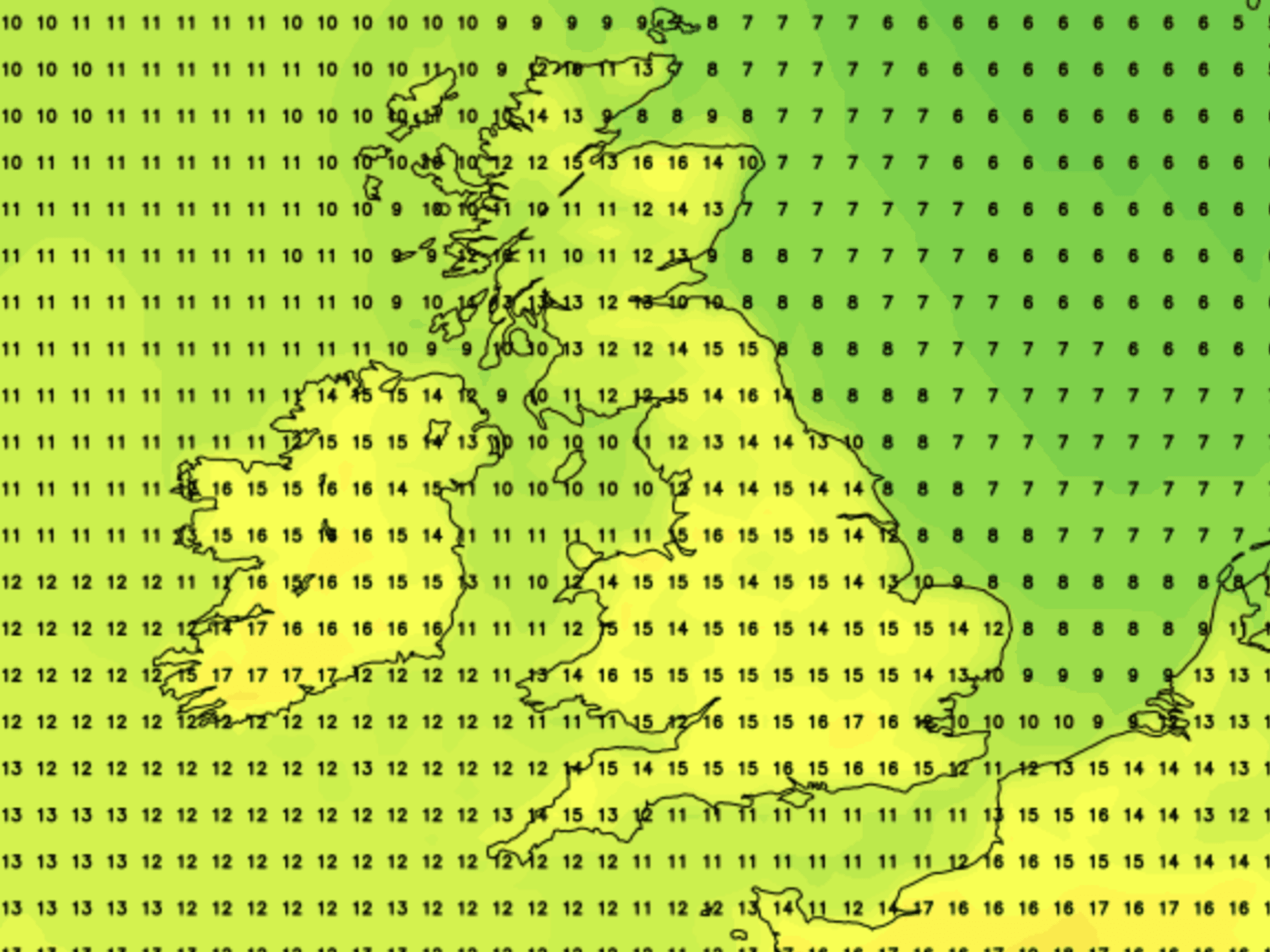 Temperatures will climb through the next fortnight with weekend highs of 23C expected