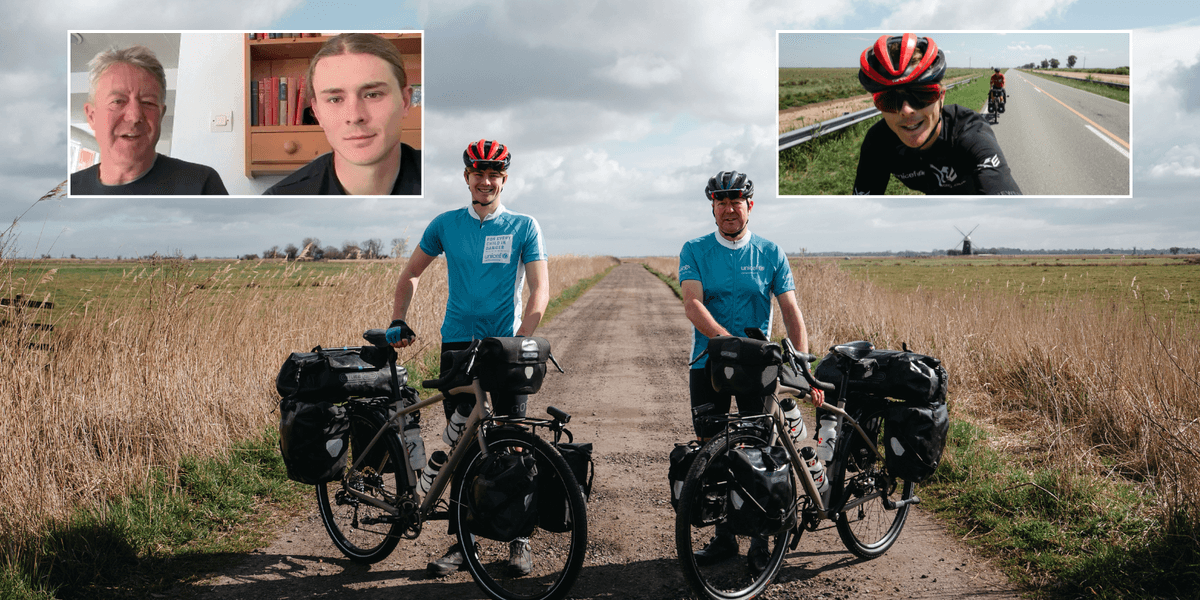 Veteran aims to break three world records as he cycles around the world alongside his son Veteran aims to break three world records as he cycles around the world alongside his son