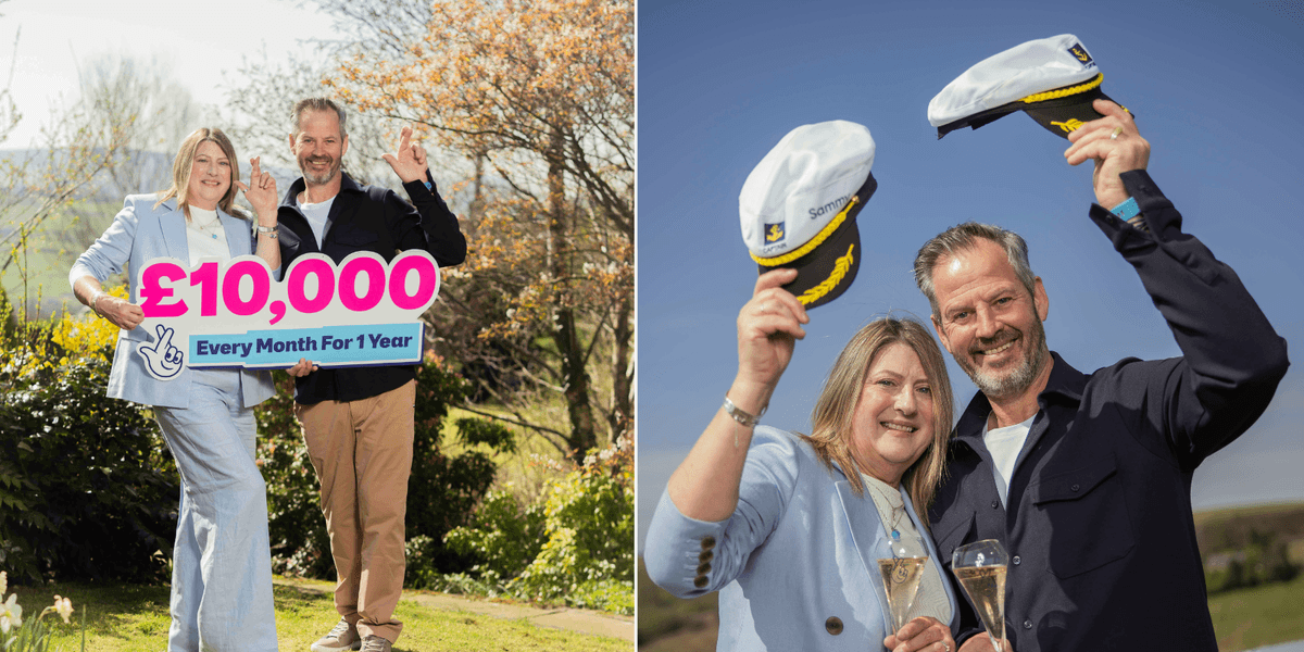 National Lottery winner thought something had happened to her husband when he called to tell her about jackpot National Lottery winner thought something had happened to her husband when he called to tell her about jackpot