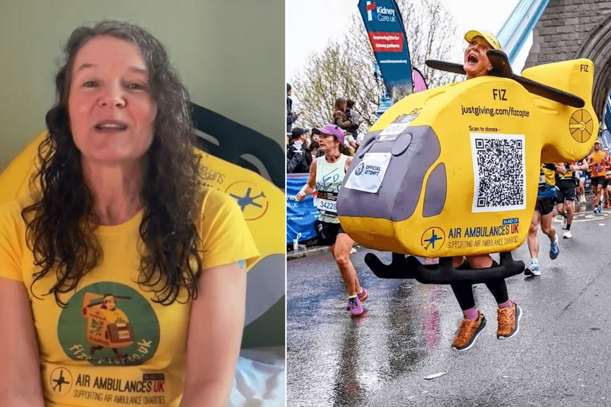 Mum aims to break quirky London marathon record to raise money for Air Ambulance Service
