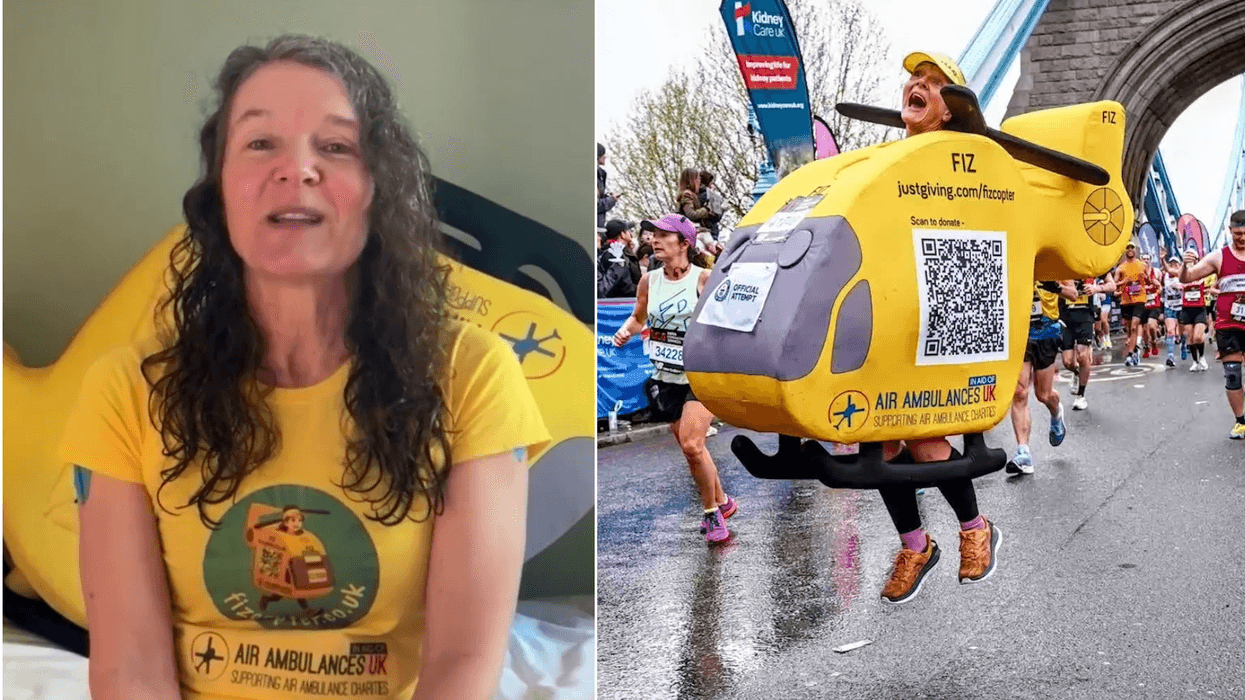Mum aims to break quirky London marathon record to raise money for Air Ambulance Service