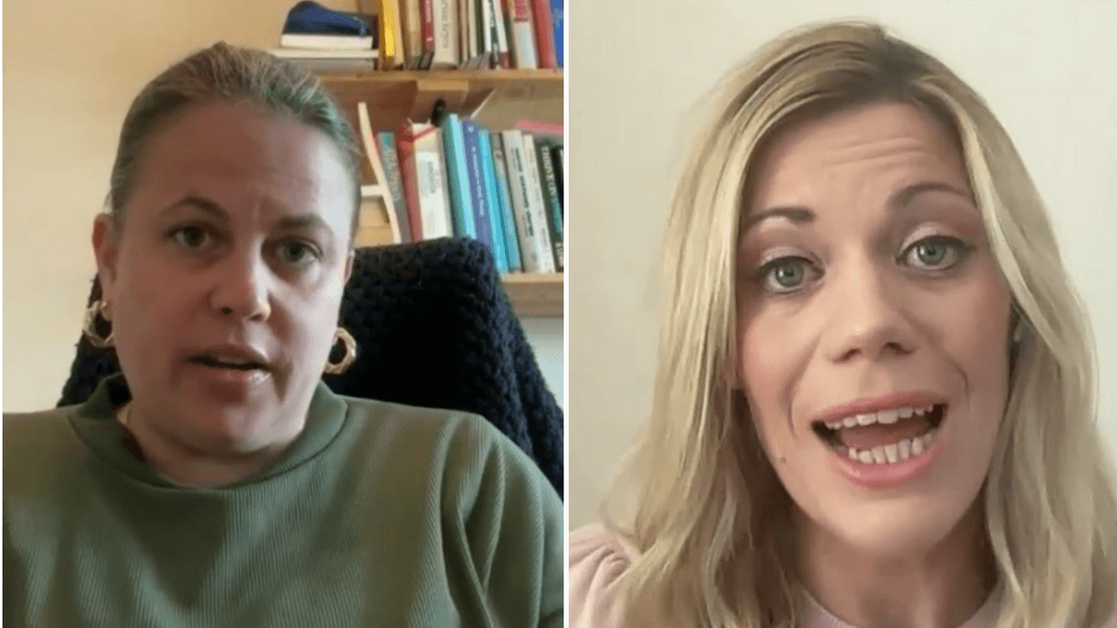 ‘Let her finish!’ Miriam Cates clashes with Nad...