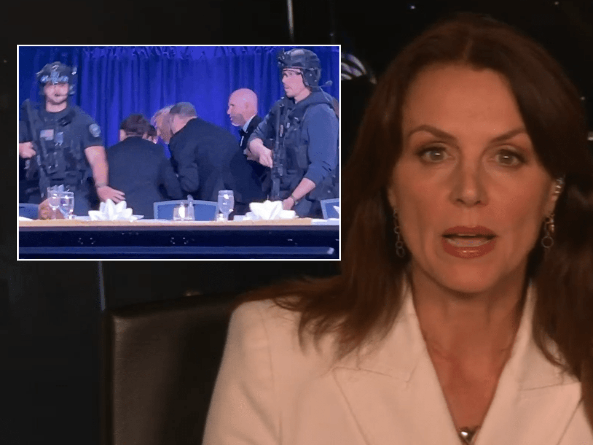 ‘We saw Secret Service running with guns!’ Bev Turner gives her first-hand account of DC dinner shooting