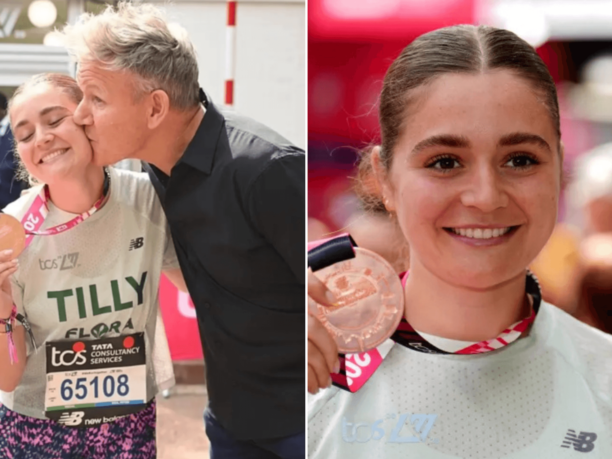 Gordon Ramsay pens adorable message to daughter Tilly as chef praises floods in after London Mara...