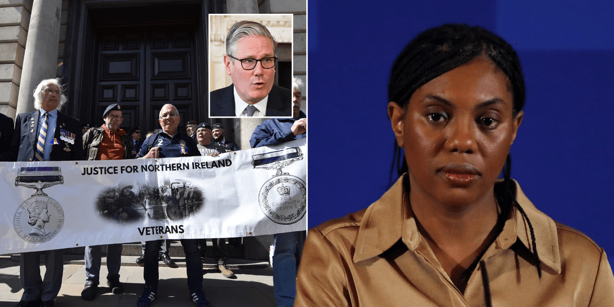 Kemi Badenoch issues last-ditch plea to protect Northern Ireland veterans from Keir Starmer’s ‘obsession’ Kemi Badenoch issues last-ditch plea to protect Northern Ireland veterans from Keir Starmer’s ‘obsession’