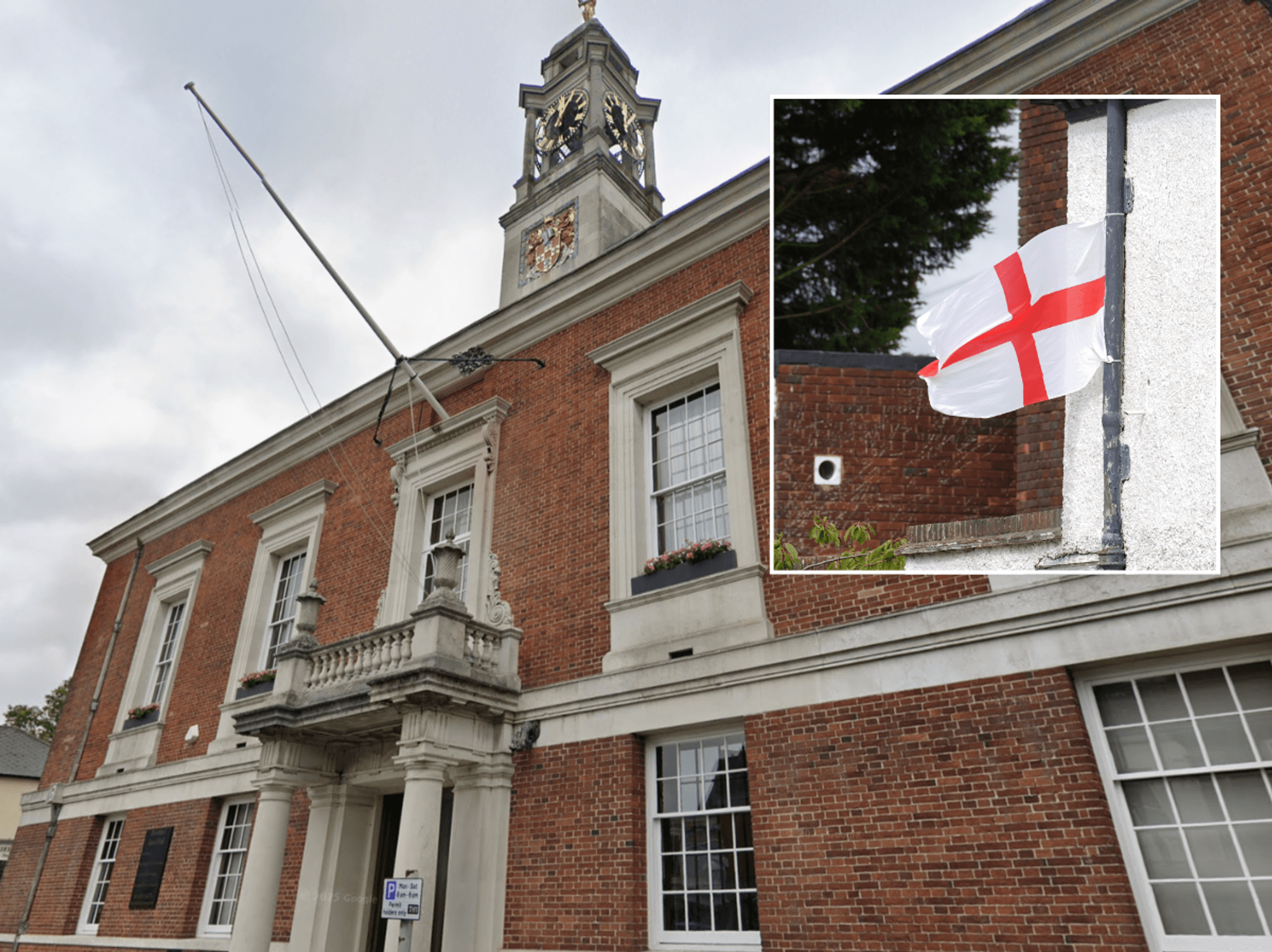 Britons slam killjoy council for refusing to fly St George's flag over town hall