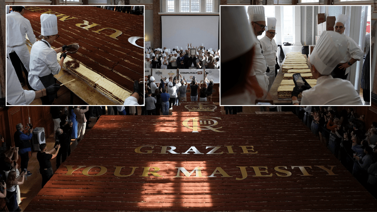 Another world record set in London as chefs serve longest tiramisu measuring nearly 1,500ft