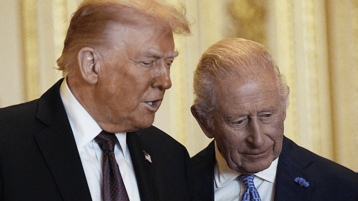 Donald Trump’s all in with the King because he knows Britain's biggest problem is coming to an end