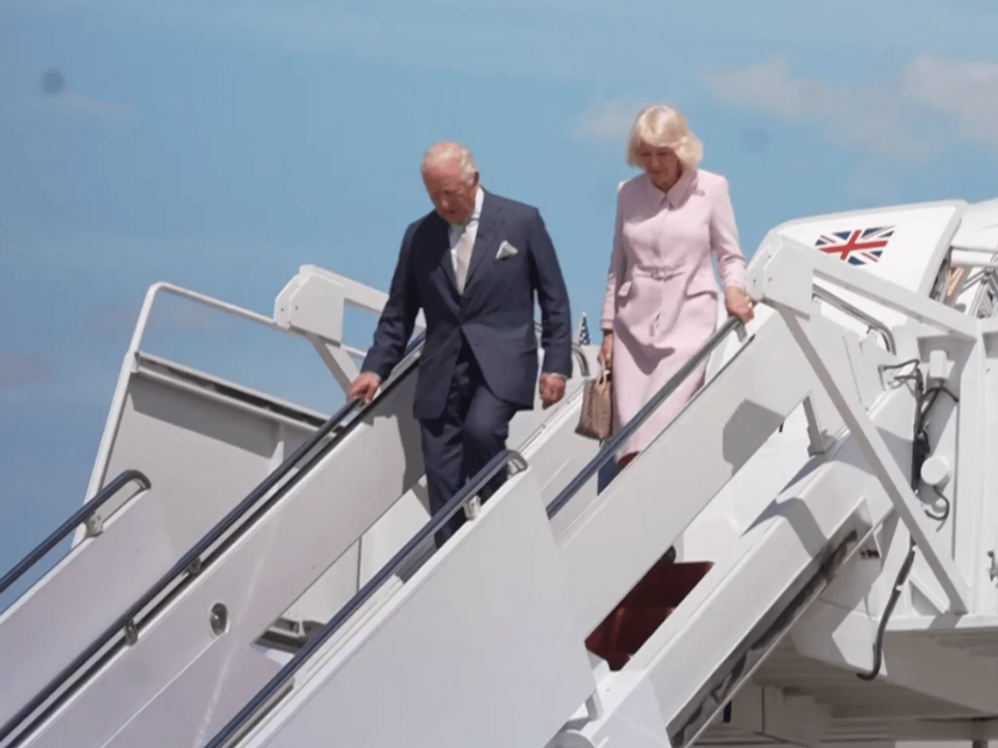 King Charles and Queen Camilla touch down in Washington DC as Donald Trump meeting looms