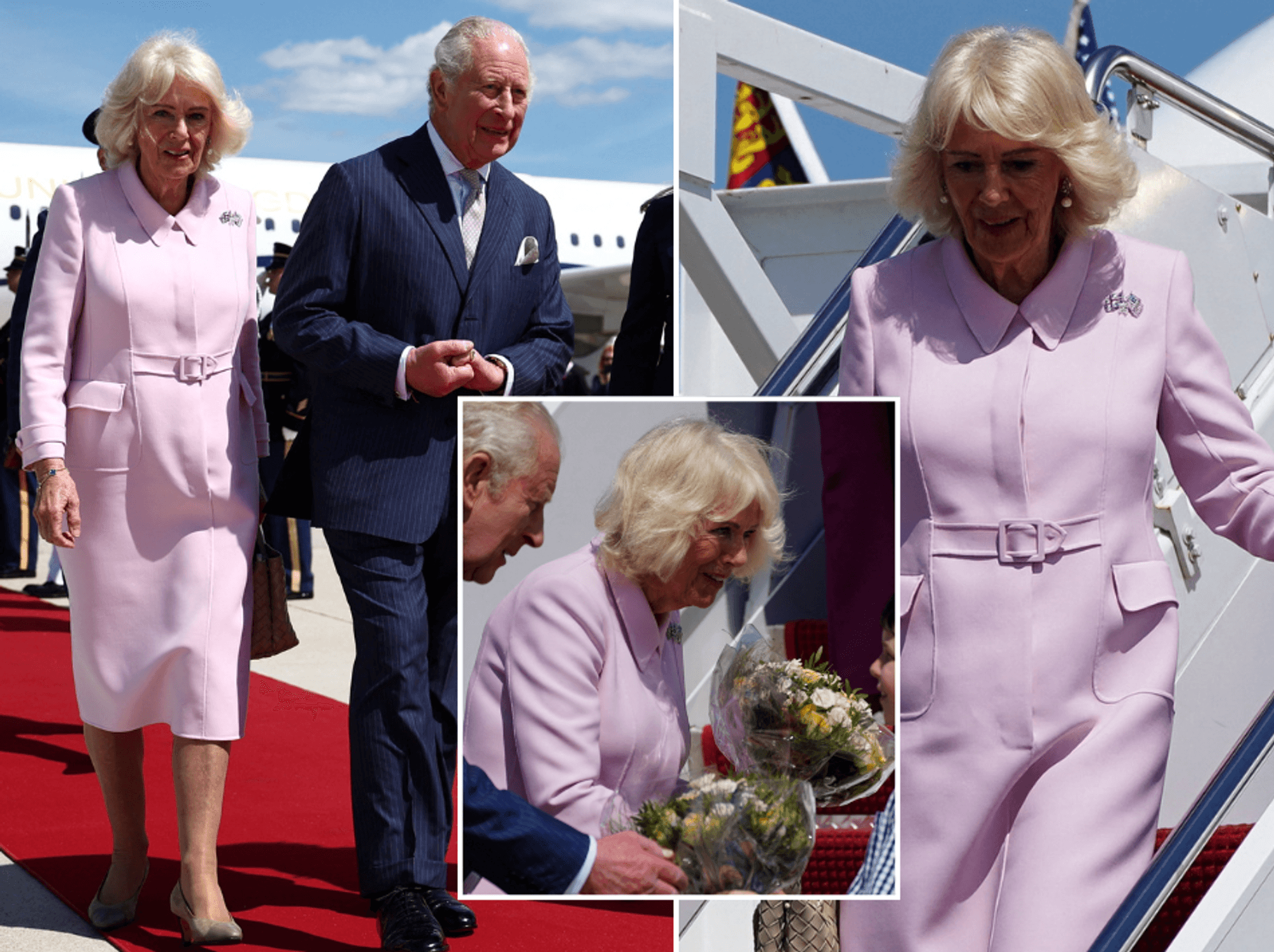 Queen Camilla appears to send hidden message with jewellery amid US arrival