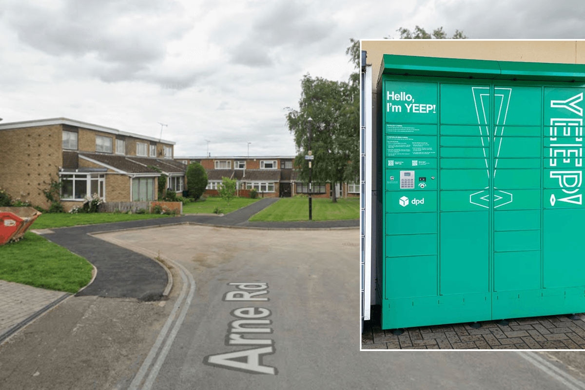 Locals 'up in arms' over 8ft-tall parcel locker 'plonked' outside their front doors