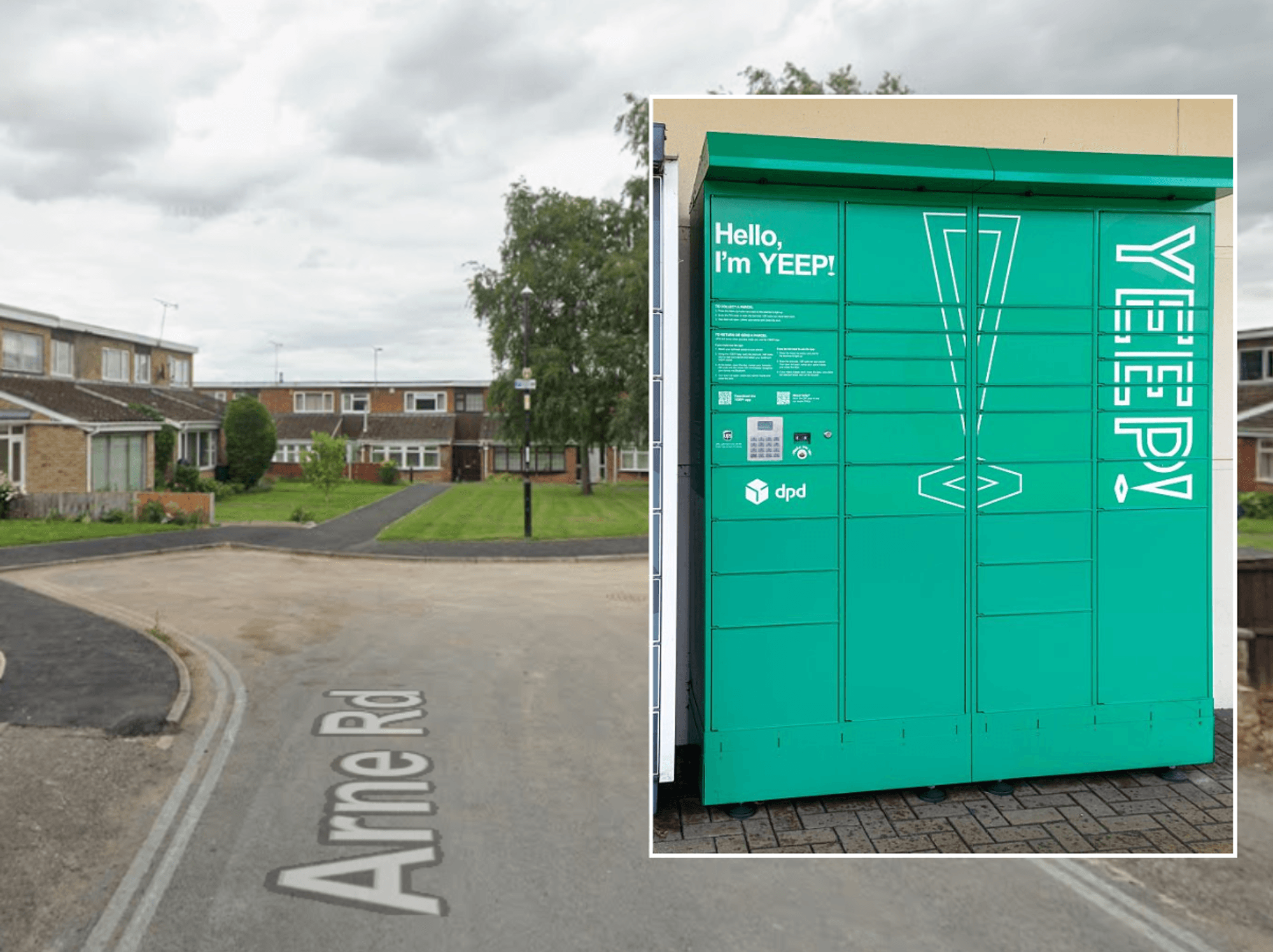 Locals 'up in arms' over 8ft-tall parcel locker 'plonked' outside their front doors