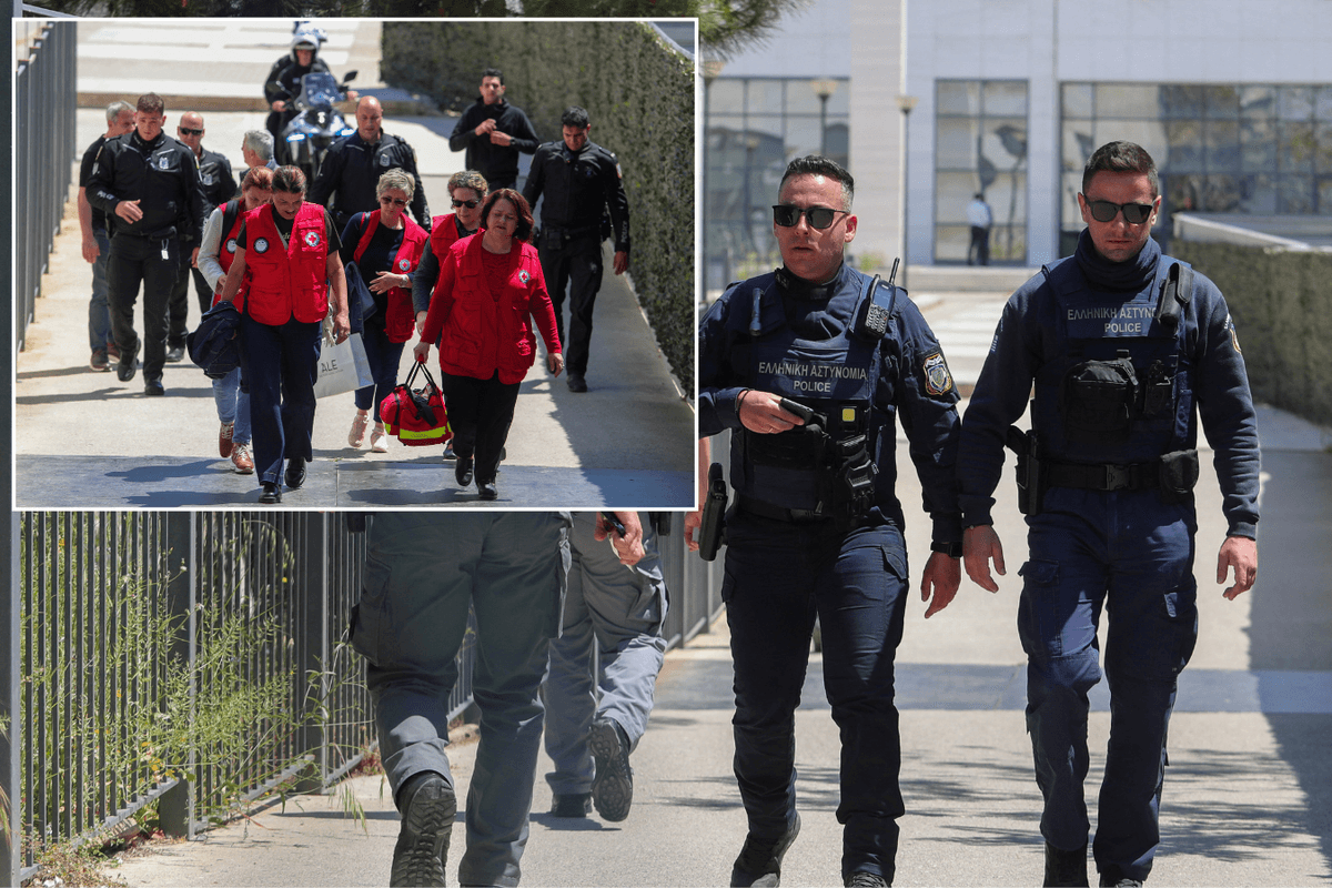 Gunman, 89, shoots several people in Athens as police launch urgent manhunt