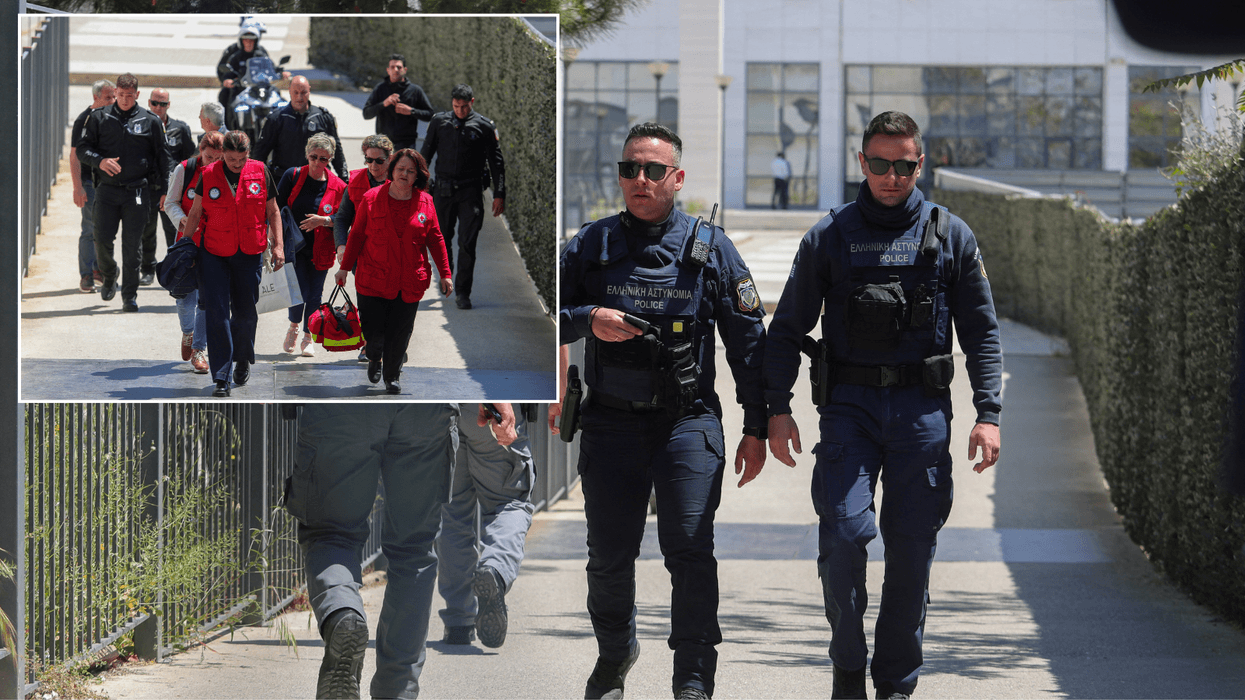 Gunman, 89, shoots several people in Athens as police launch urgent manhunt