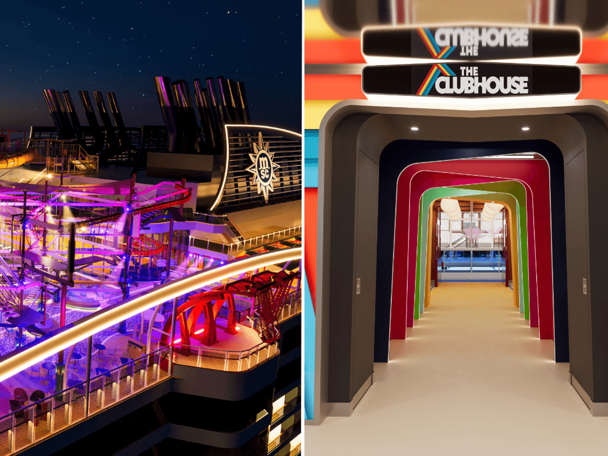 More details inside new MSC cruise ship: From interactive game shows to Europe’s first over-water swing