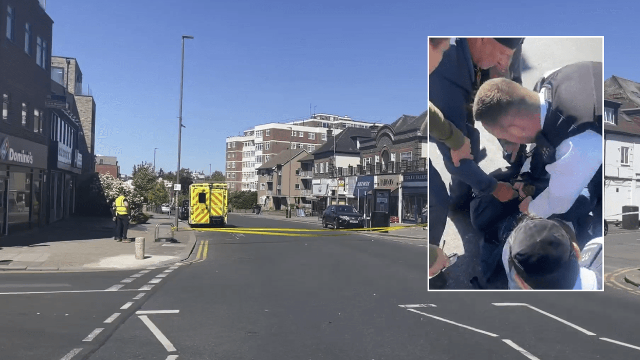 Terrorist incident declared after two people stabbed in Golders Green as knifeman seen 'chasing members of the Jewish community'