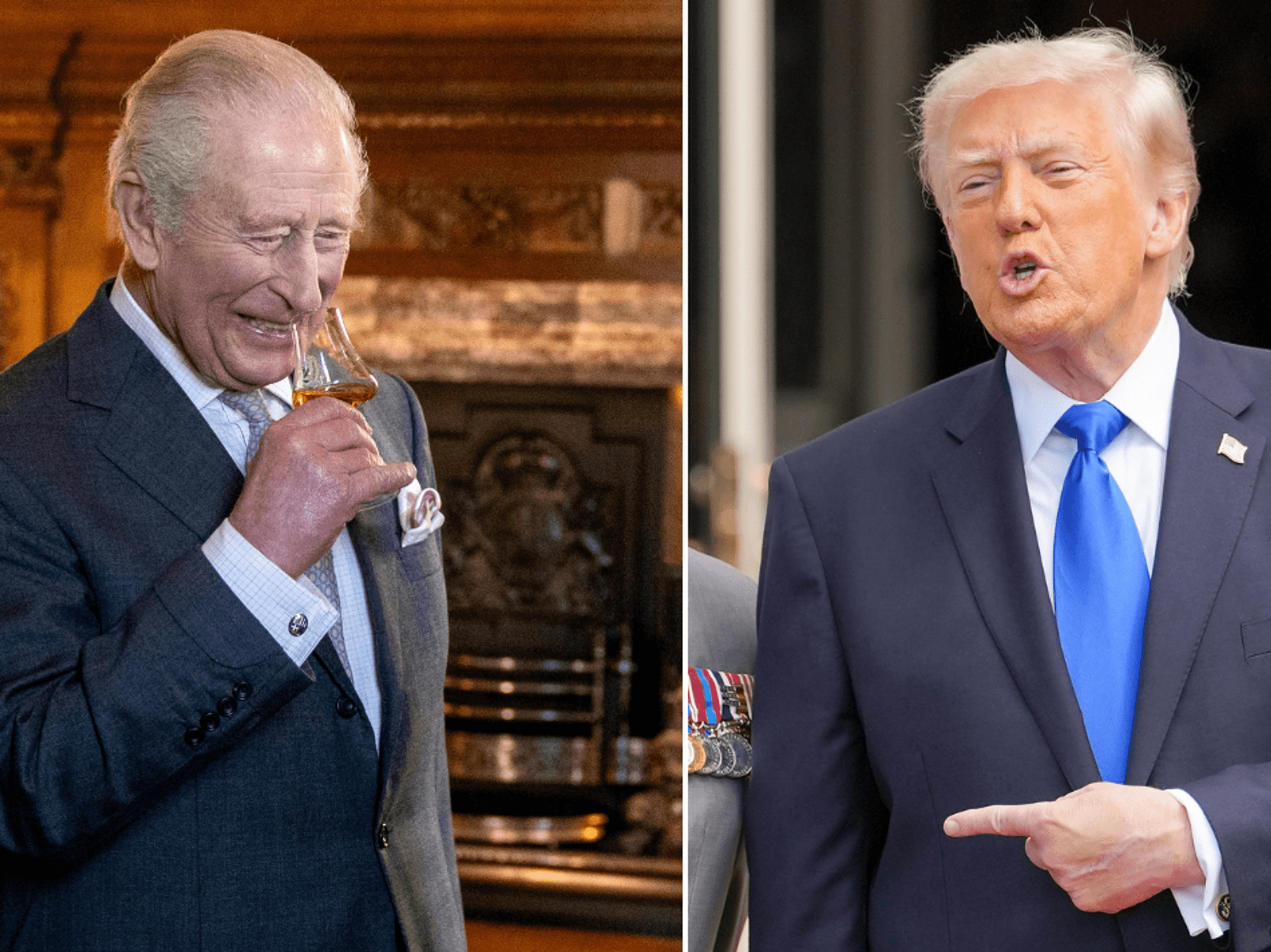 ‘They got me to do it!’ Donald Trump lifts whisky tariffs after visit from King Charles and Queen Camilla