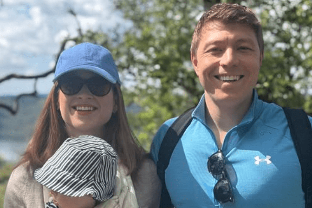 Emily Carver and Patrick Christys melt hearts with ‘perfect family’...