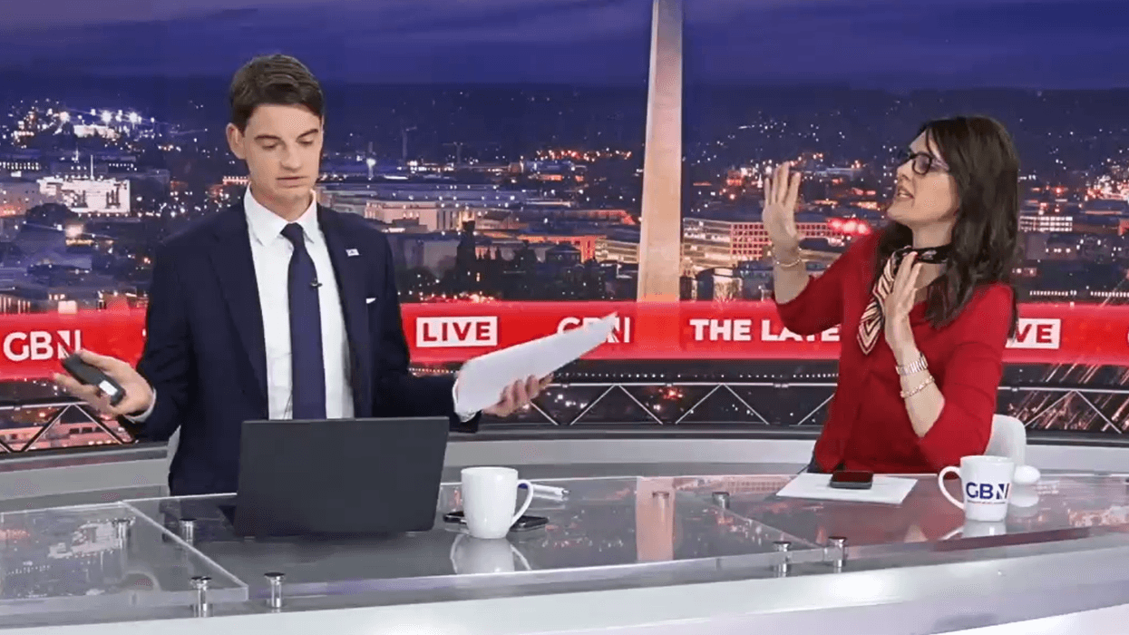 Watch moment American GB News guest admits: 'I'...
