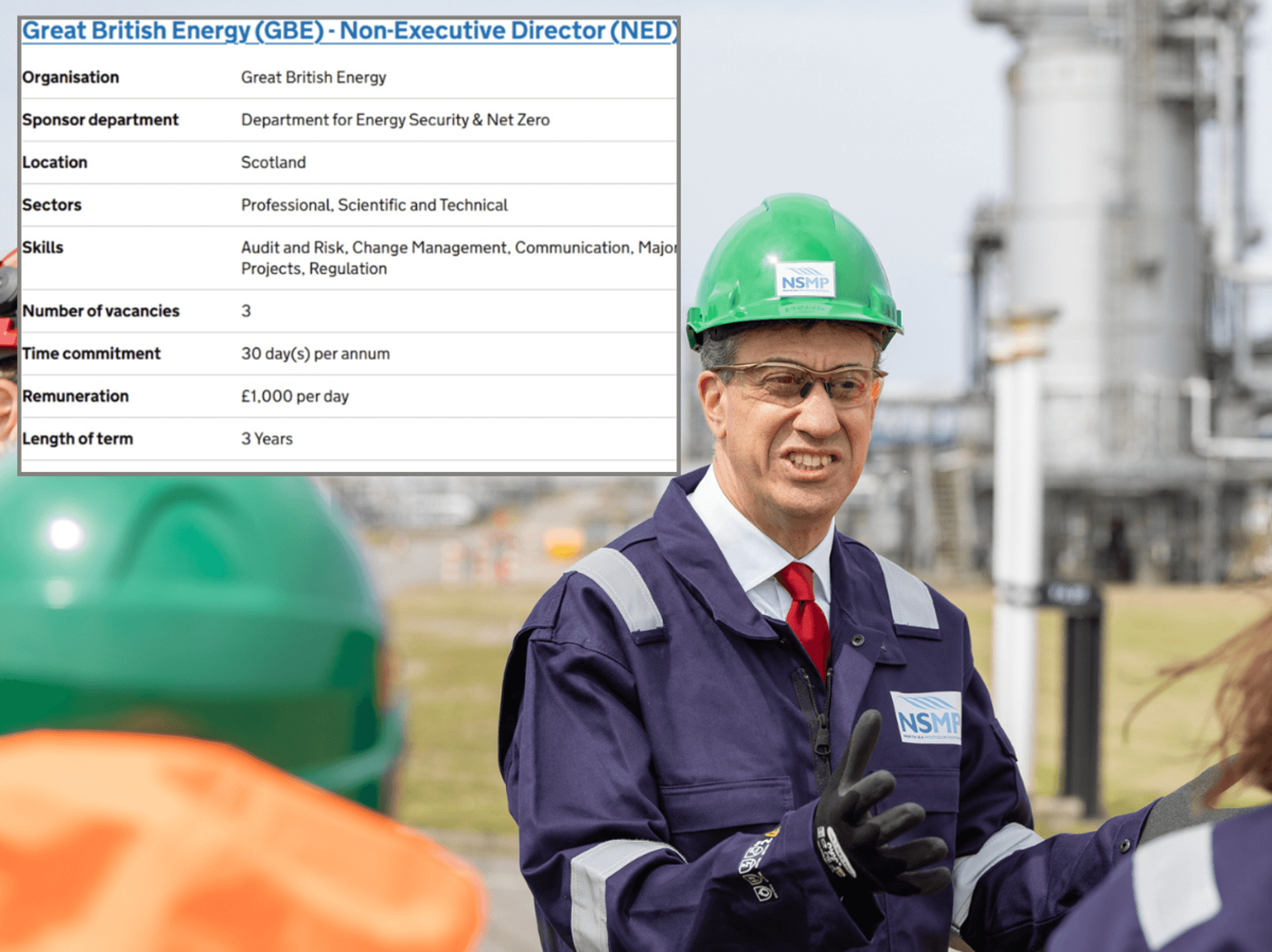 Labour to pay energy quango bosses ÂŁ1,000 PER DAY in what critics slam as 'scandalous'