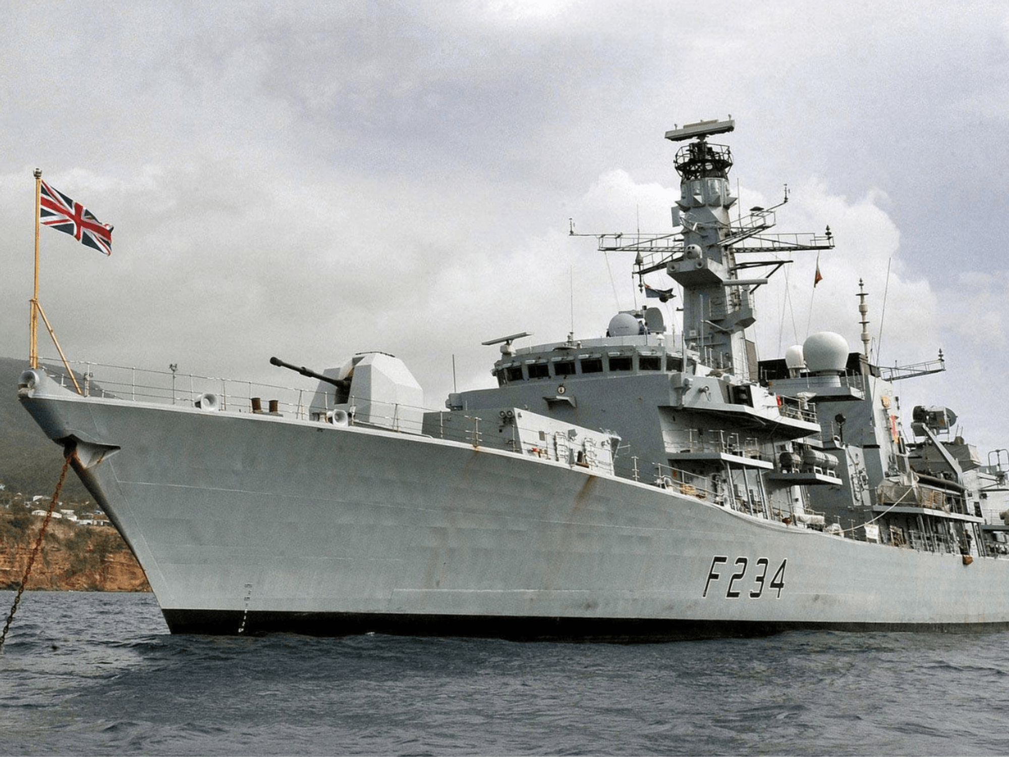 Royal Navy left with just five frigates after HMS Iron Duke quietly withdrawn from fleet