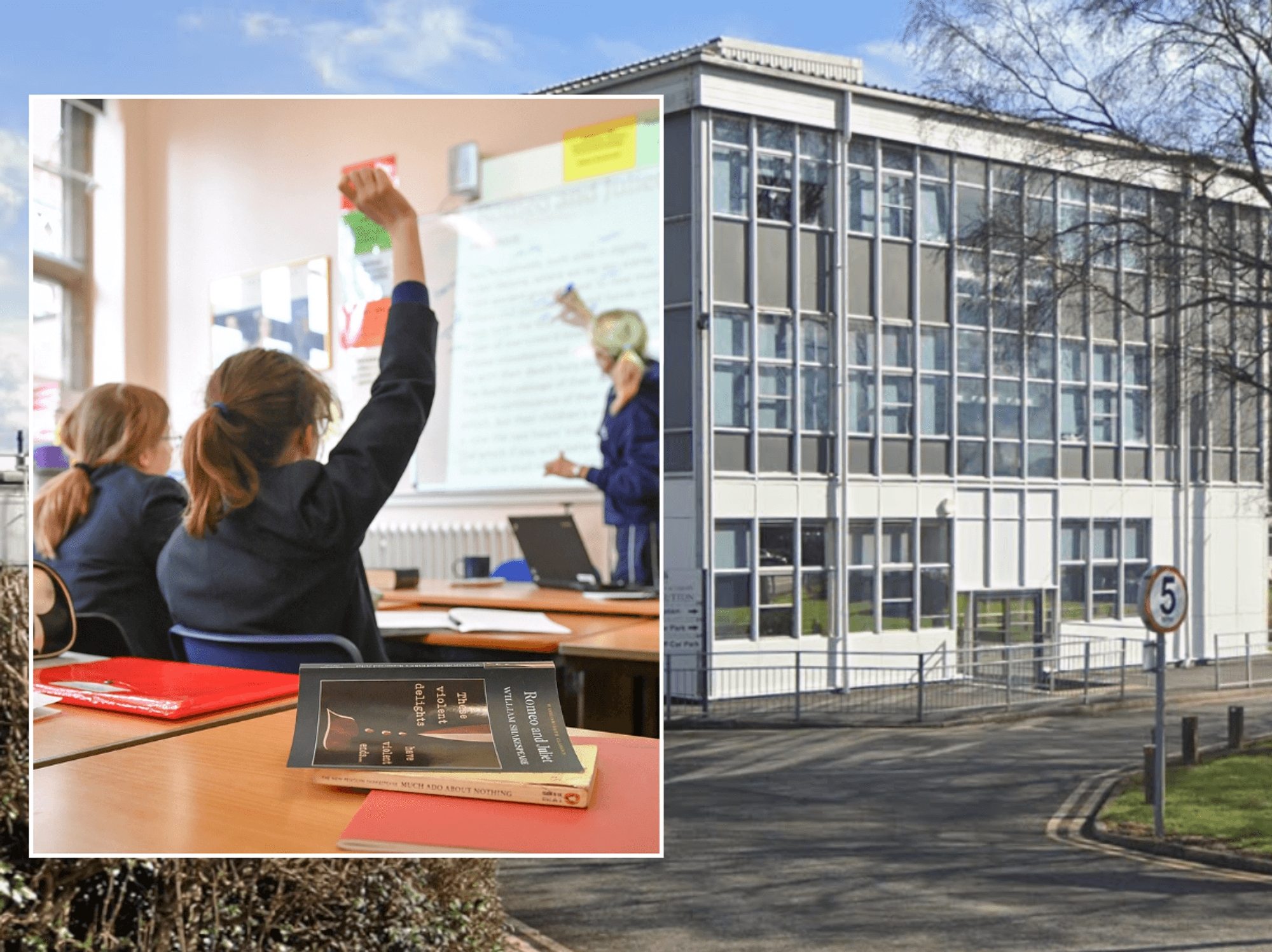 Pupils compare school to 'prison' as they skip class in protest over rule change