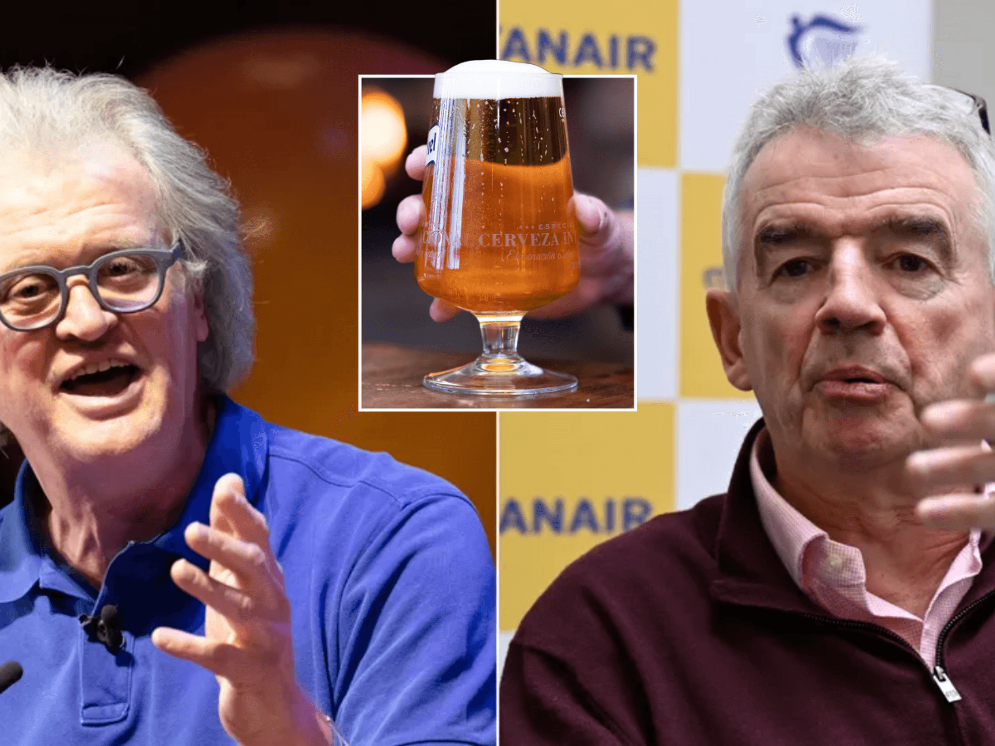 Wetherspoons and Ryanair bosses reignite war of words over call to BAN early-morning airport pints