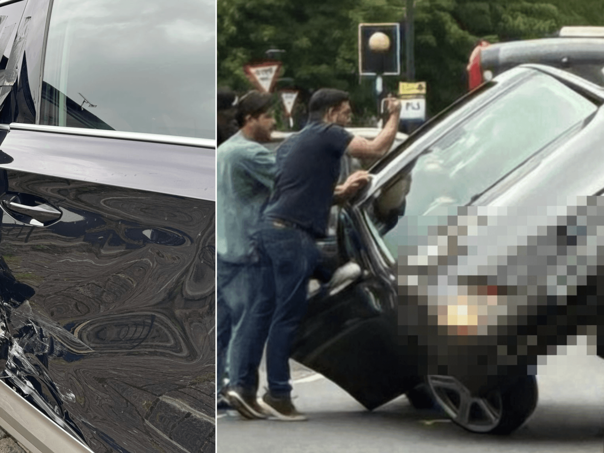 A car crashed into me in lawless Britain - then the idiot driver made matters worse