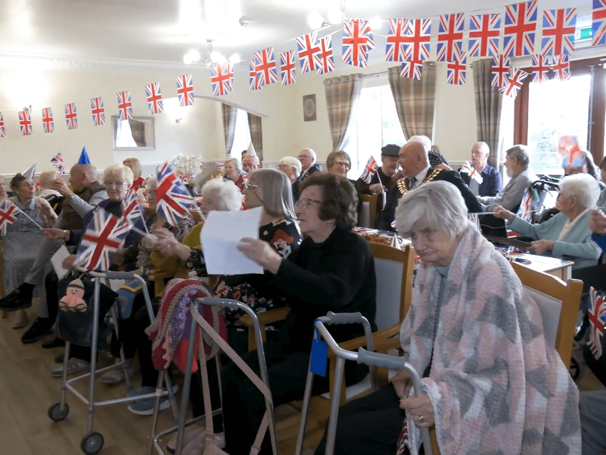 Veterans celebrate 81st anniversary of VE Day at South Yorkshire armed forces care home