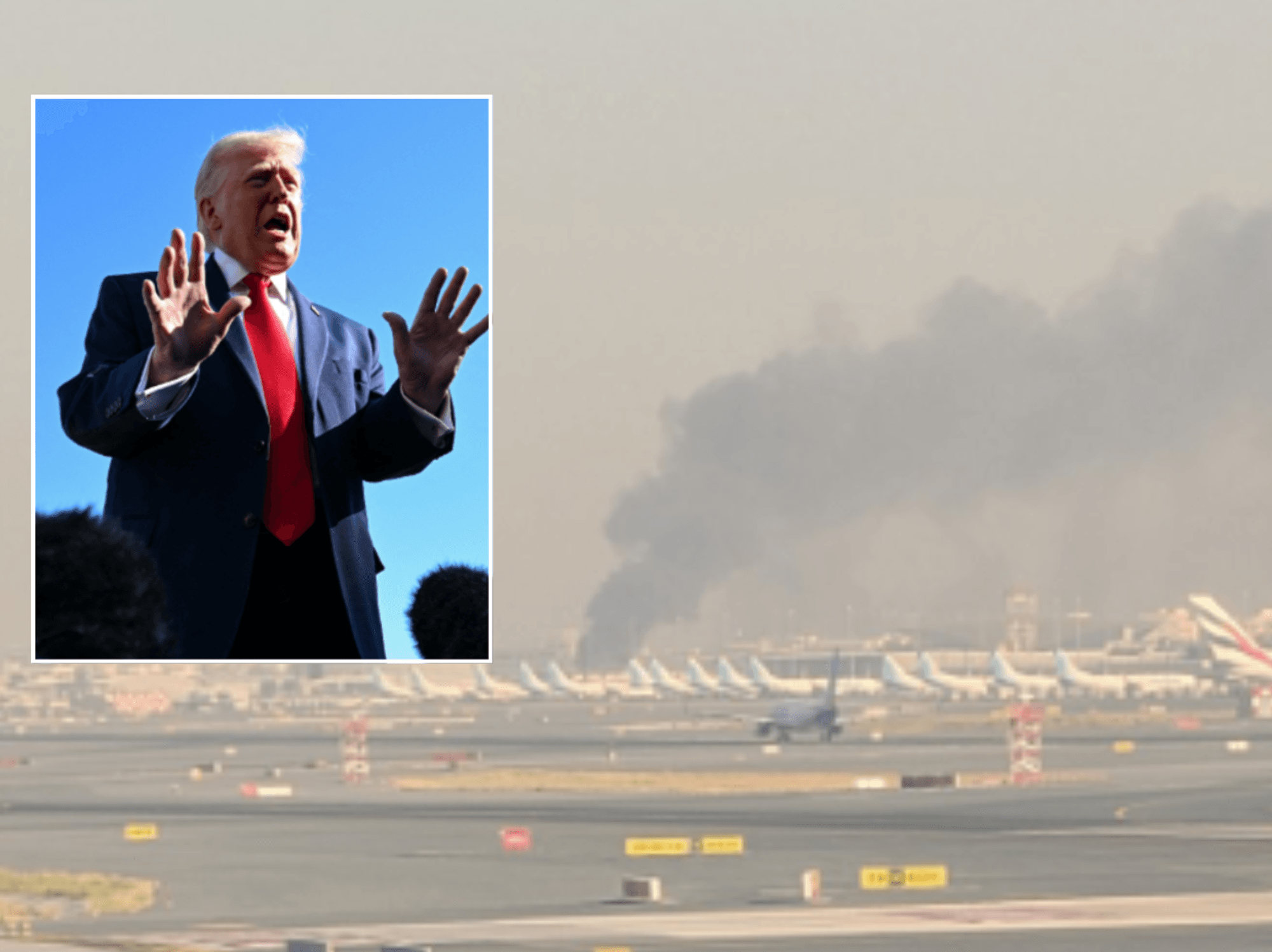 Iran fires missiles at Dubai in retaliation for Donald Trump's 'love tap'