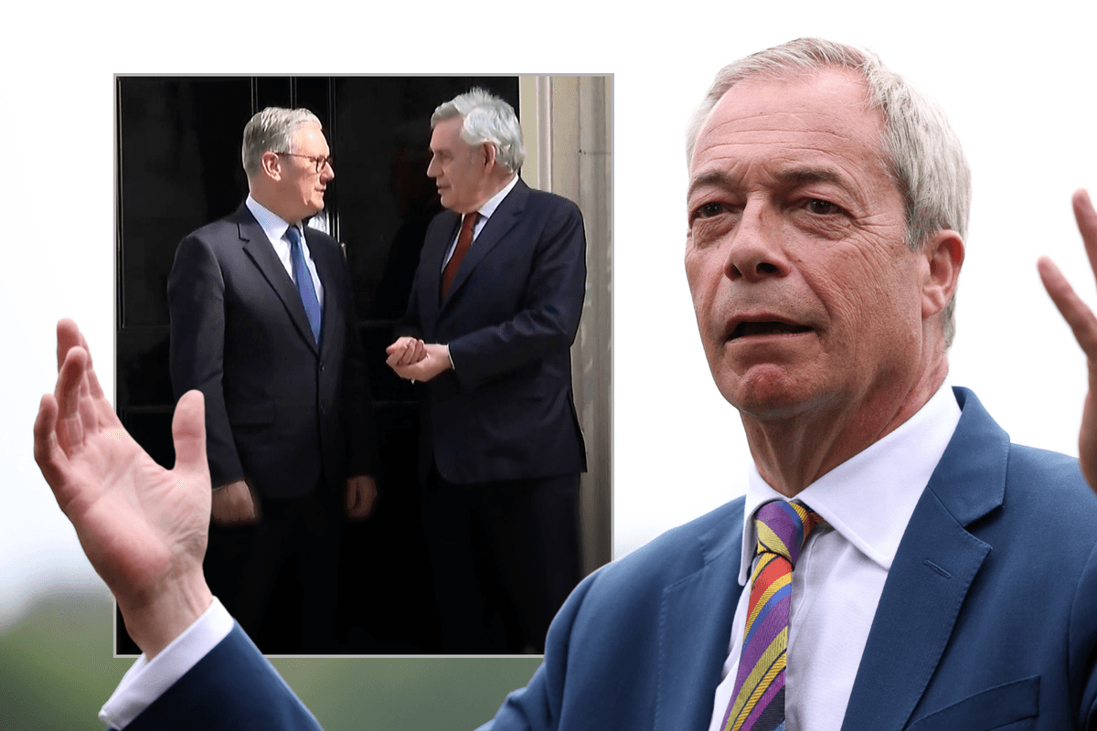 Nigel Farage slams 'doomed' Keir Starmer after PM brings Gordon Brown into inner circle
