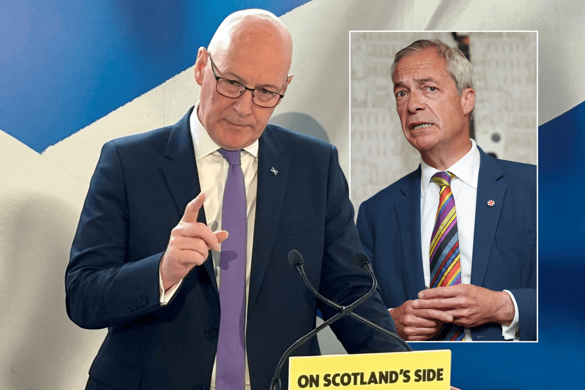 John Swinney vows to ‘lock Reform out’ after admitting Nigel Farage ‘on course to become PM’