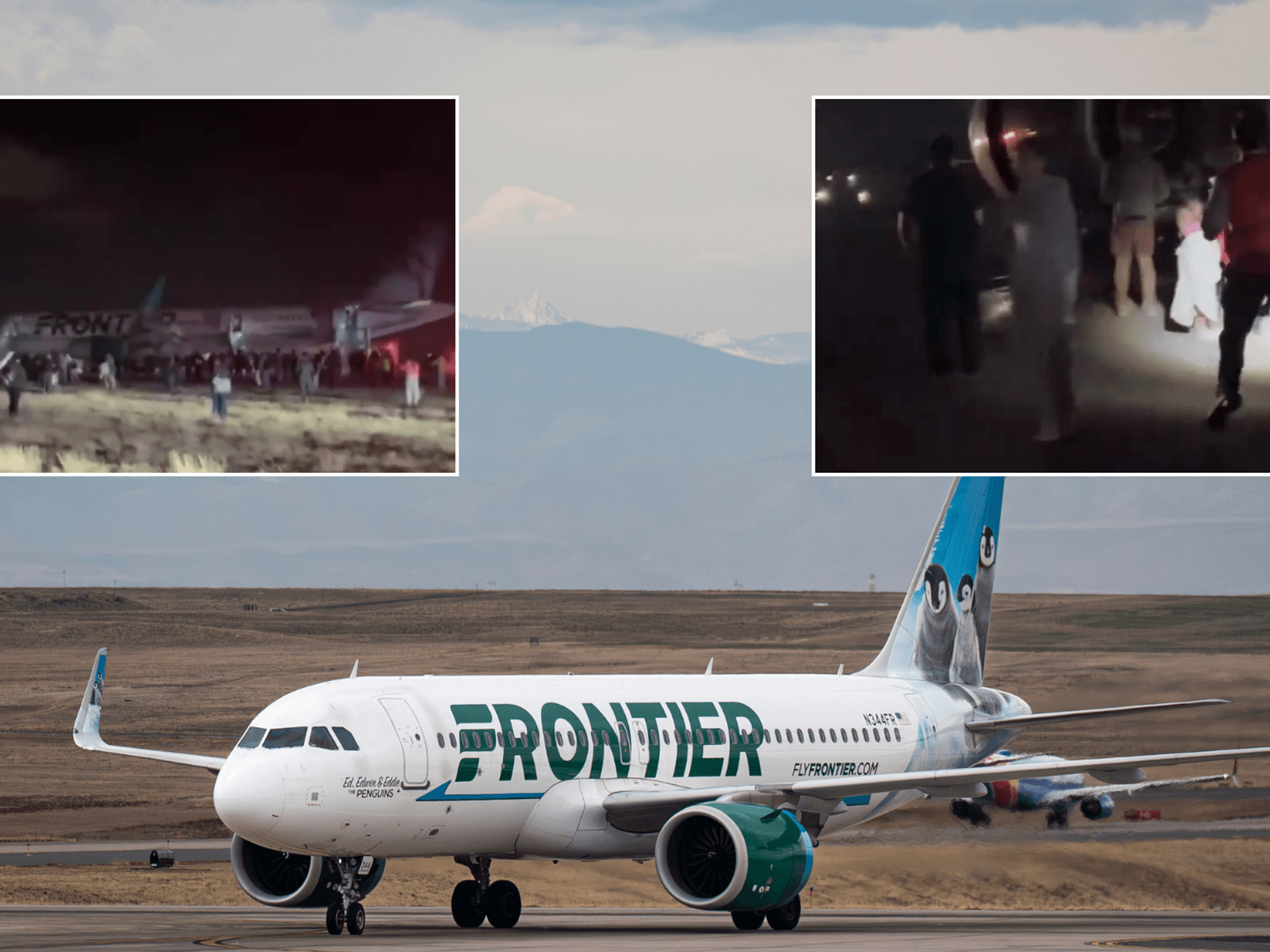 Frontier Airline plane hits person who trespassed on runway at Denver Airport