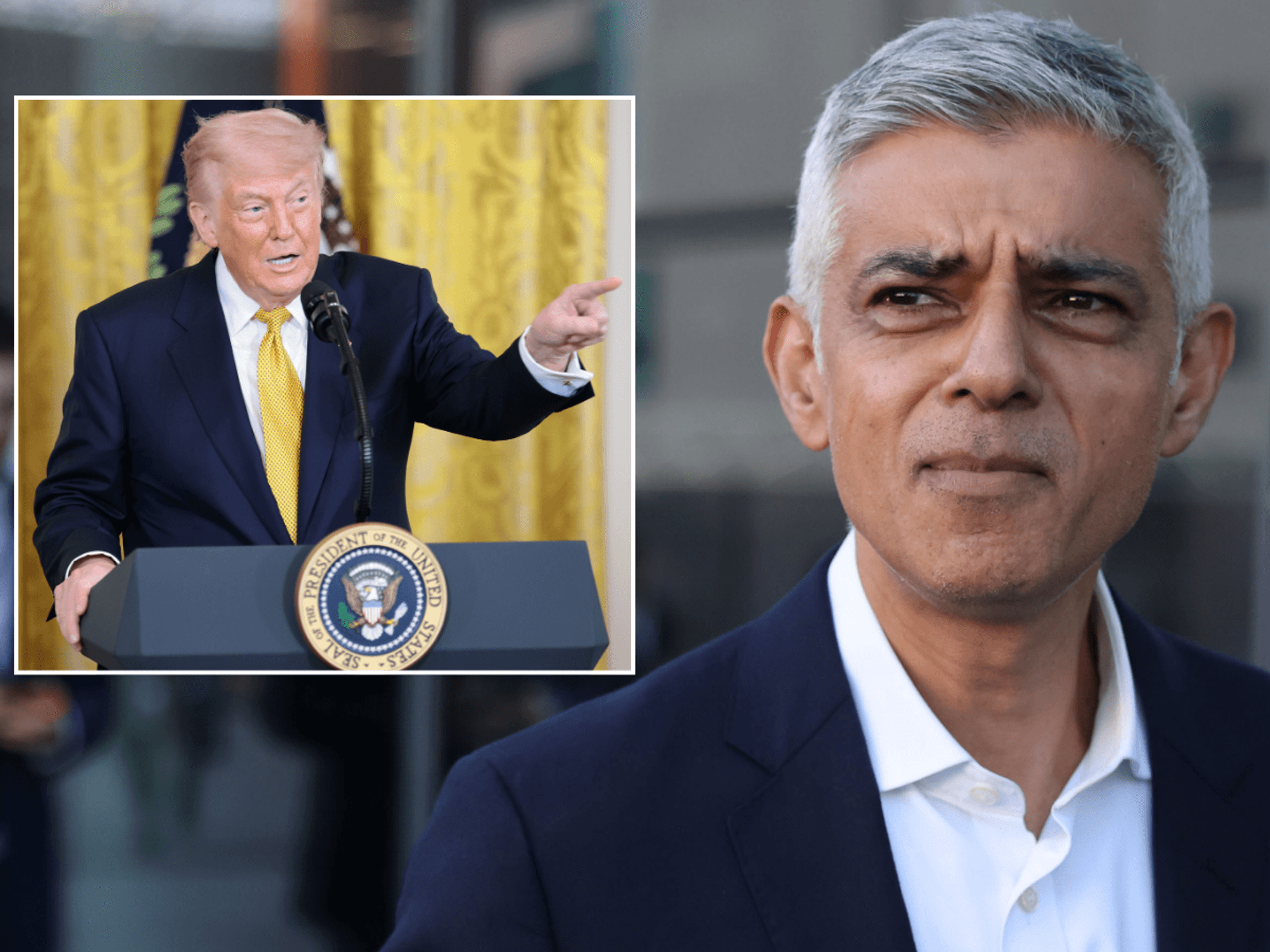 'I'm living rent-free in his head!' Sadiq Khan claims Donald Trump is OBSESSED with him