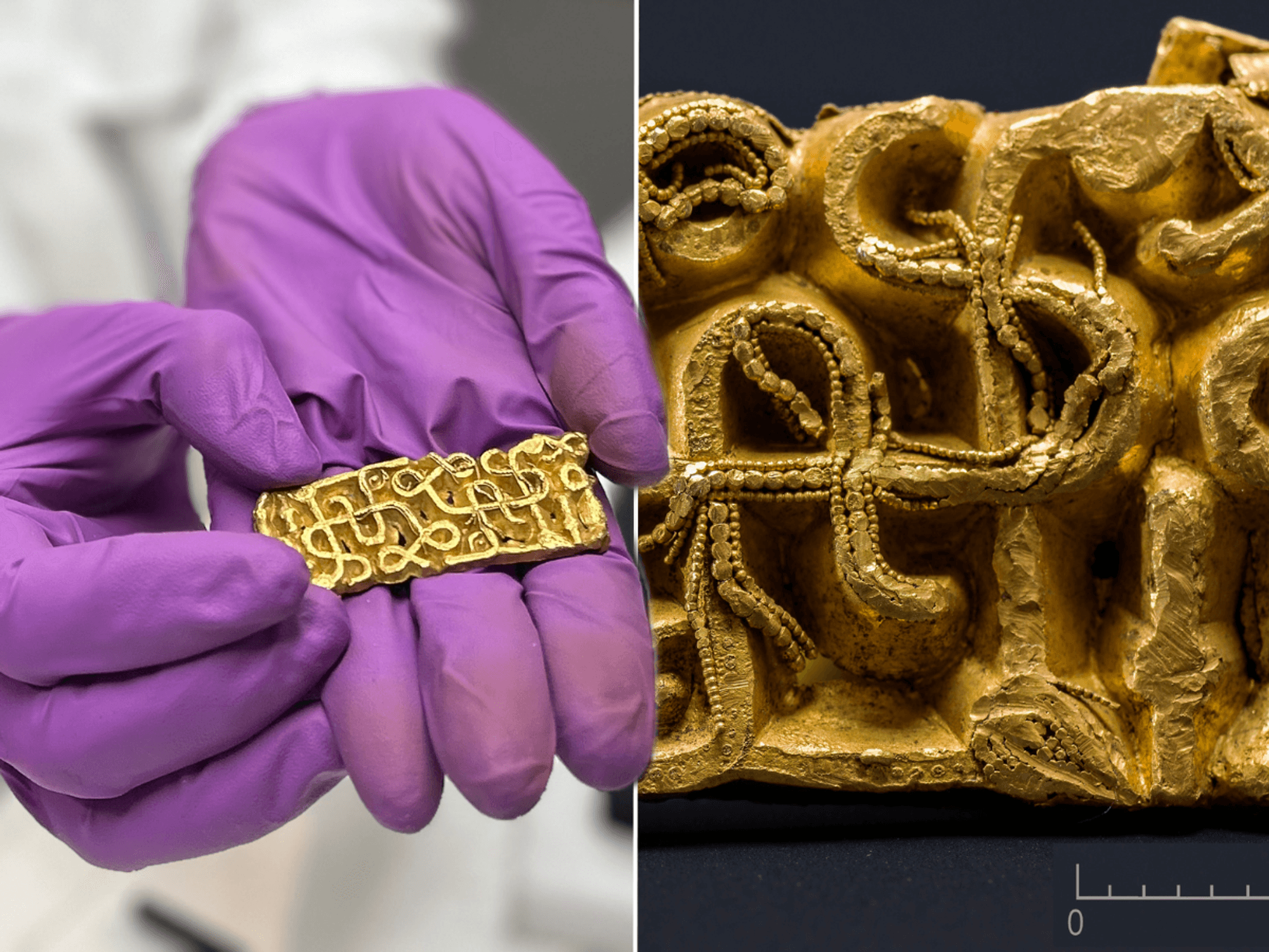 Hiker 'didn't understand what he was seeing' after 1,500-year-old treasure emerges from under a tree