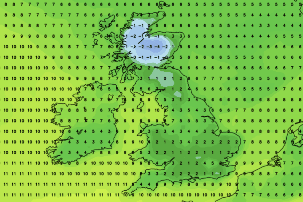 Temperatures to drop in just days as chilly northerly blast sweeps Britain