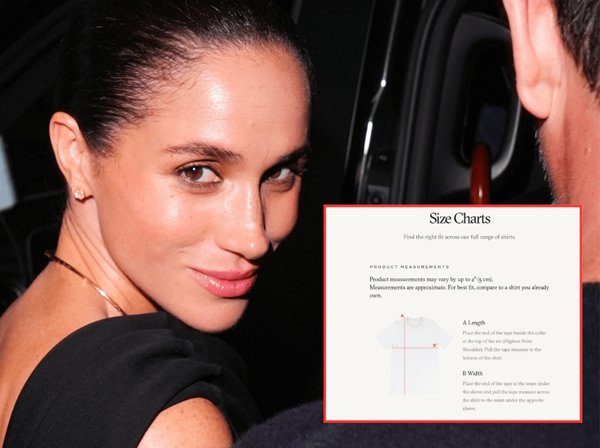 Meghan Markle adds clothing measurements to her website in surprise move