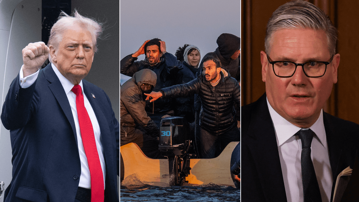Donald Trump swoops in to save Britain's borders at the worst moment possible for the PM