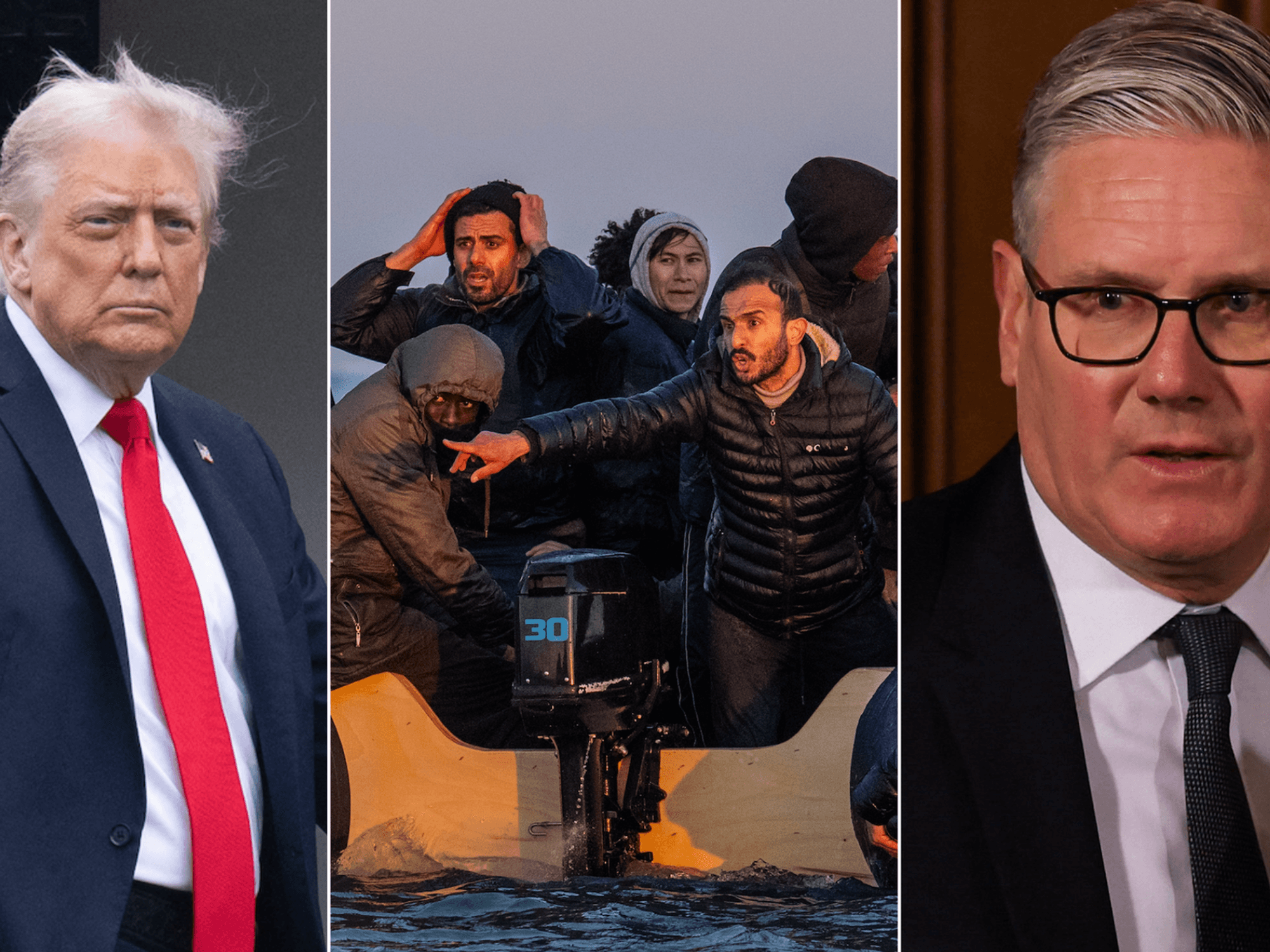 Donald Trump swoops in to save Britain's borders at the worst moment possible for the PM