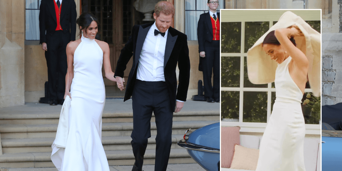 Meghan Markle rewears second wedding dress to promote lifestyle brand Meghan Markle rewears second wedding dress to promote lifestyle brand