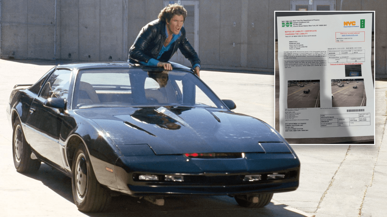 Iconic Knight Rider car caught SPEEDING through streets of New York - despite being locked in museum 1,000km away