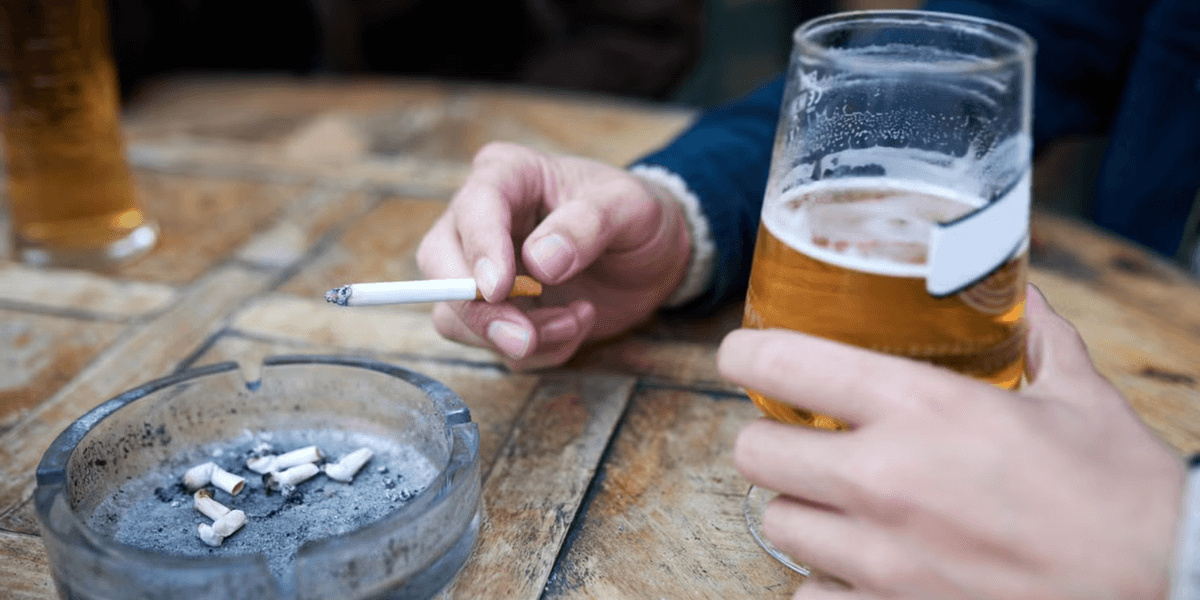 Almost two thirds of country wants to BAN smoking in pub gardens, poll claims Almost two thirds of country wants to BAN smoking in pub gardens, poll claims