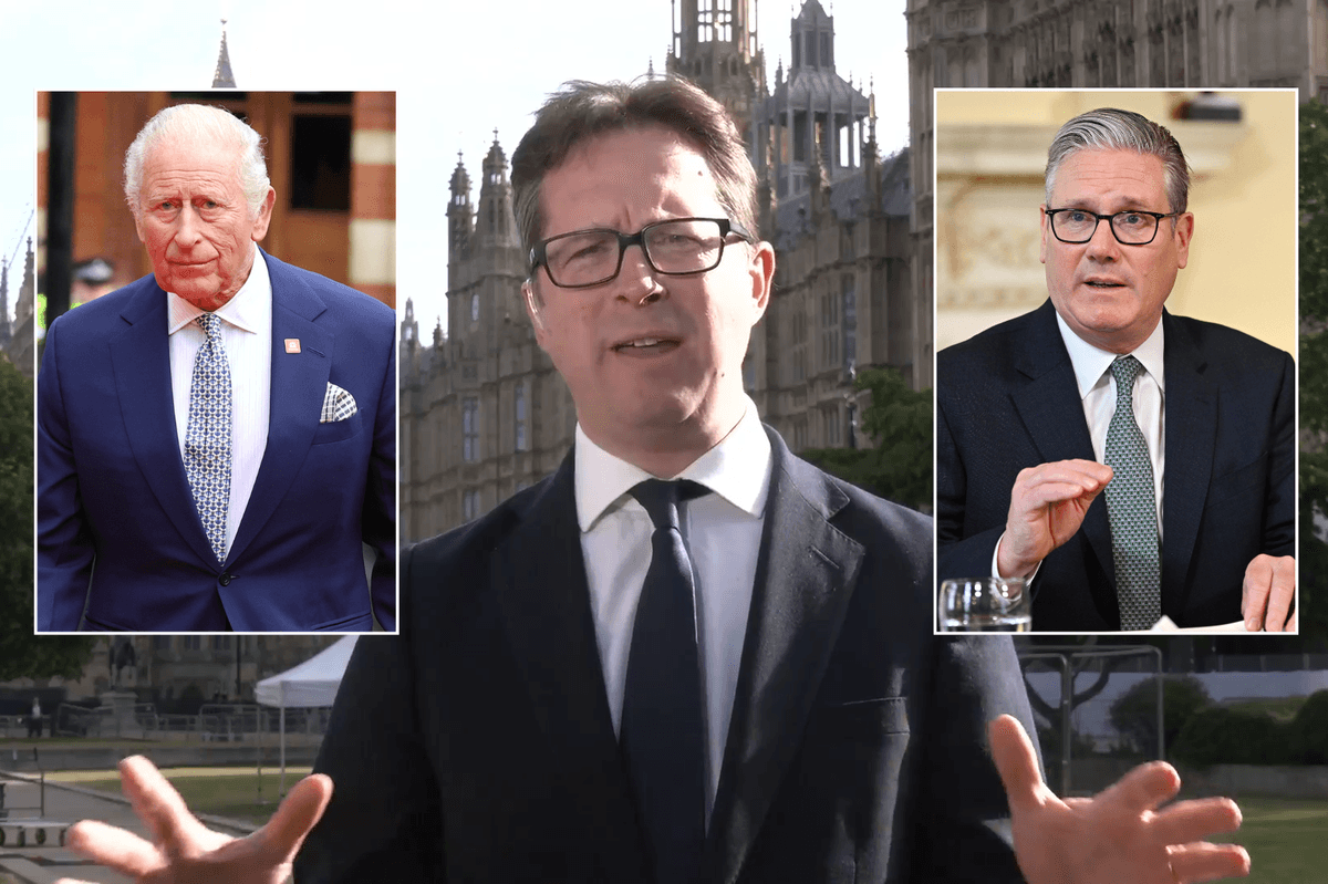 Tories' Alex Burghart says he ‘feels very sorry for the King’ as speech mired in Keir Starmer's leadership crisis